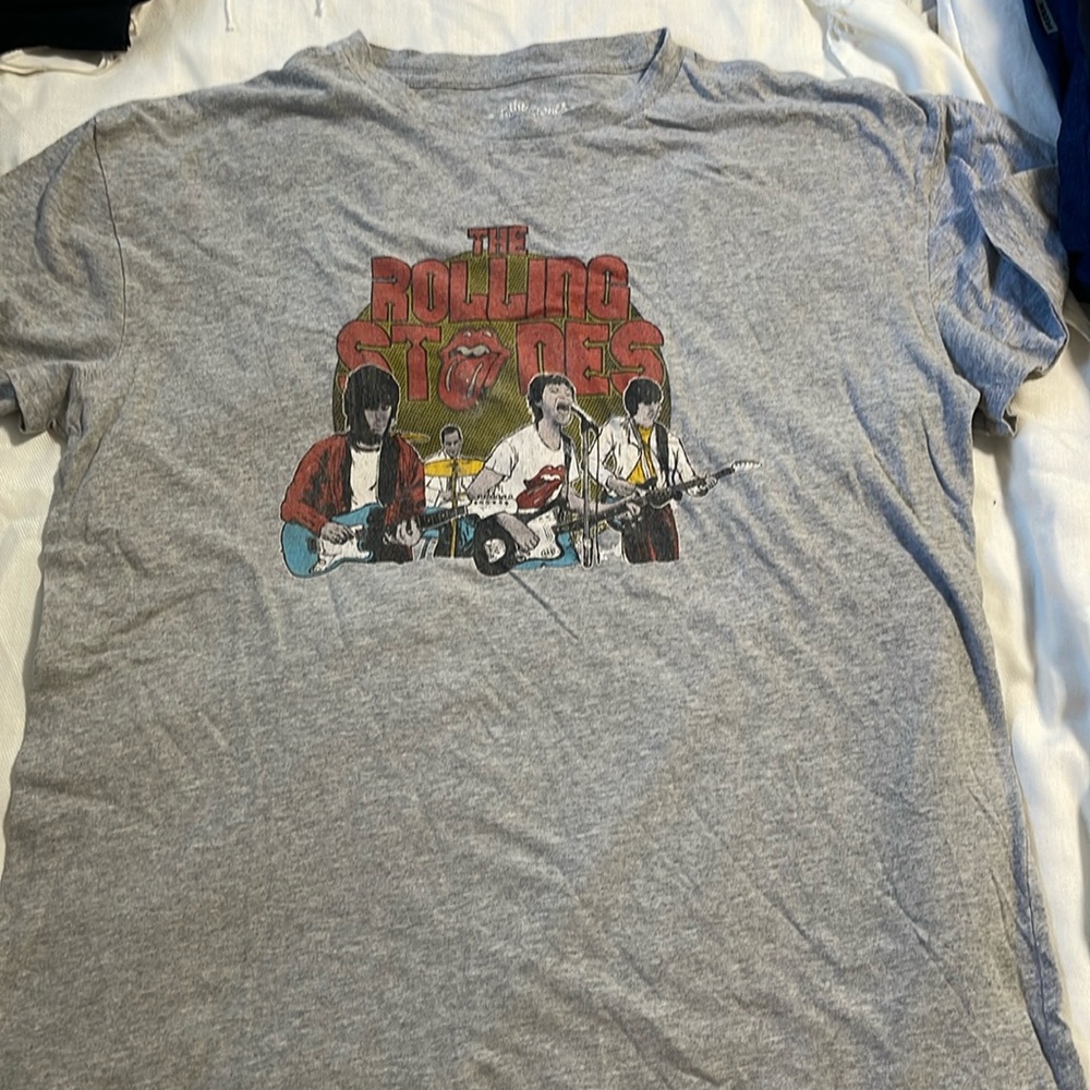 The Rolling Stones tongue grey shirt XXL